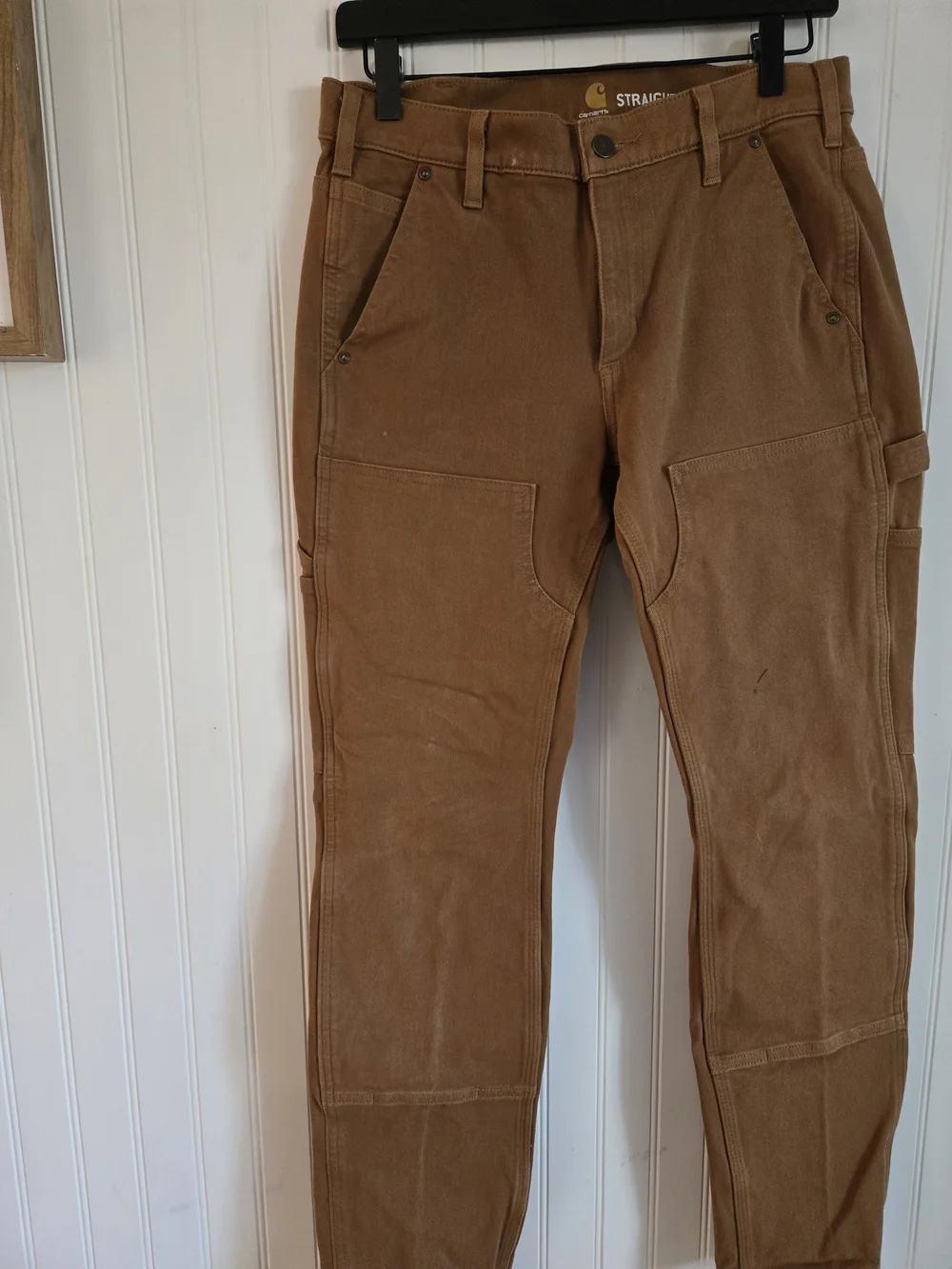 Carhartt Straight Leg Tall Length Classic Brown Work Pants